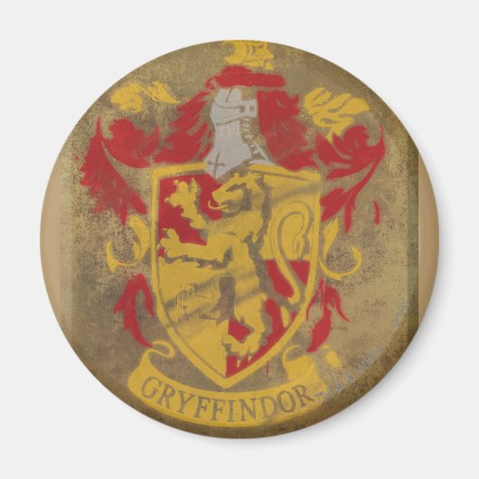 Harry Potter | Gryffindor - Retro-Hauswappen Magnet (Vorne)