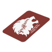 Harry Potter | GRYFFINDOR™ Silhouette Typografie Magnet (Linke Seite)