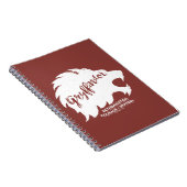 Harry Potter | GRYFFINDOR™ Silhouette Typografie Notizblock (Rechte Seite)