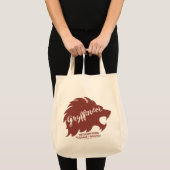 Harry Potter | GRYFFINDOR™ Silhouette Typografie Tragetasche (Vorderseite (Produkt))