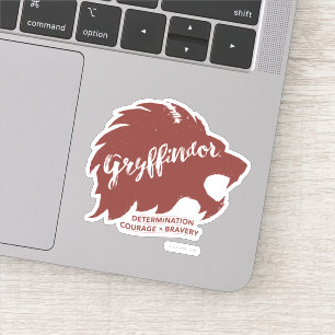 Harry Potter   GRYFFINDOR™ Silhouette Typography Aufkleber