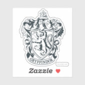 Harry Potter | Gryffindor Stencil Sketch Aufkleber (Blatt)