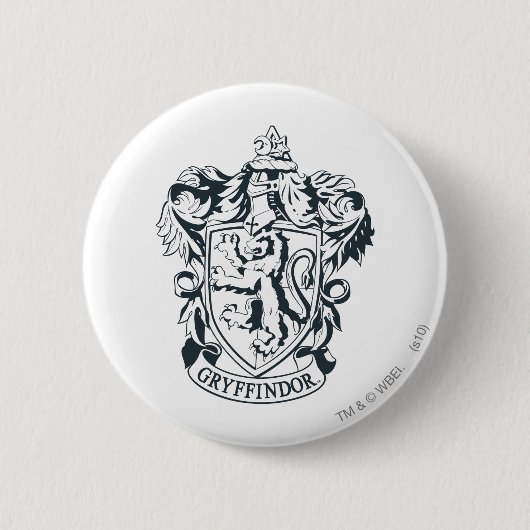 Harry Potter | Gryffindor Stencil Sketch Button (Vorderseite)