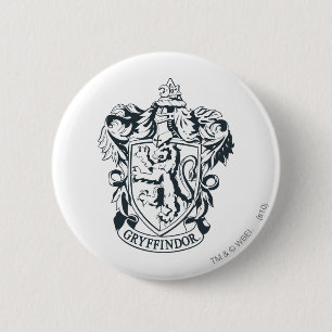 Harry Potter   Gryffindor Stencil Sketch Button