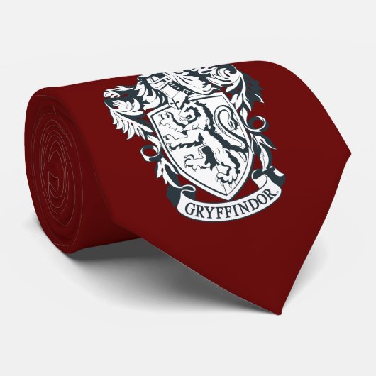 Harry Potter | Gryffindor Stencil Sketch Krawatte (Gerollt)