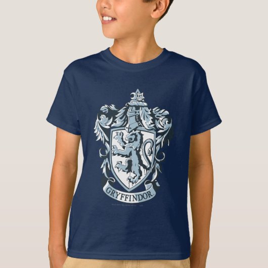 Harry Potter | Gryffindor-Wappen Blau T-Shirt (Vorderseite)