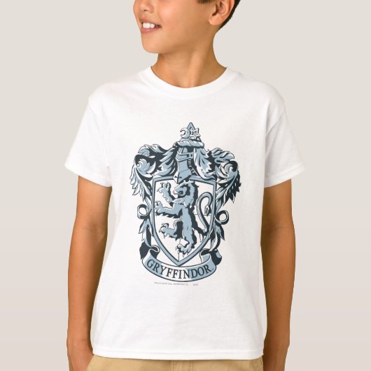 Harry Potter | Gryffindor-Wappen Blau T-Shirt (Vorderseite)