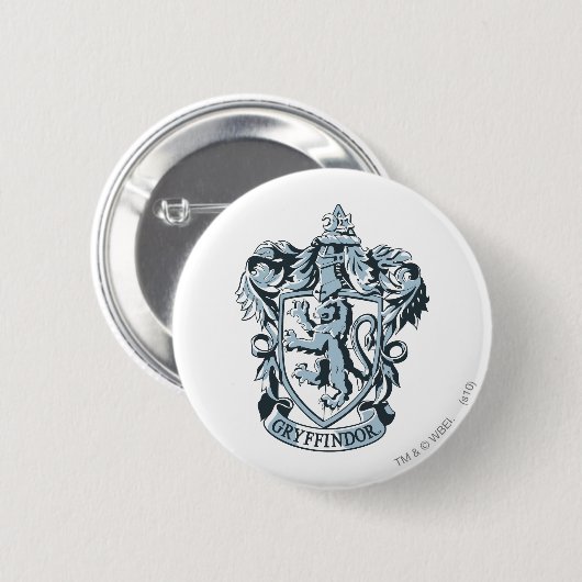 Harry Potter | Gryffindor Wappen Blue Button (Vorne & Hinten)