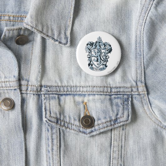 Harry Potter | Gryffindor Wappen Blue Button (Beispiel)