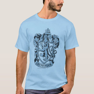 Harry Potter | Gryffindor Wappen Blue T-Shirt