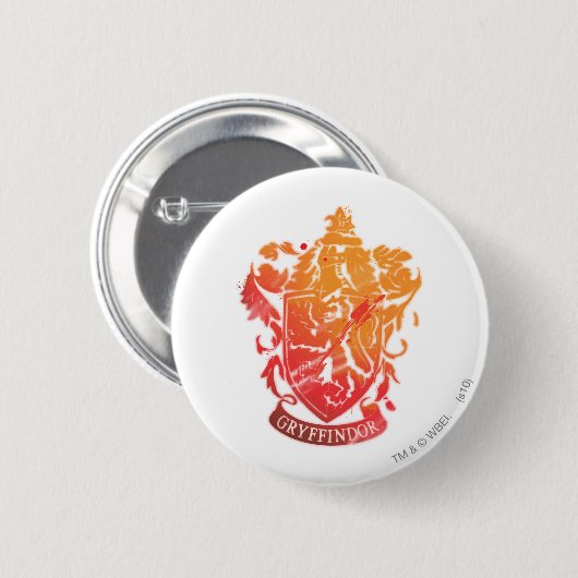 Harry Potter | Gryffindor-Wappen - geschichtet Button (Vorne & Hinten)