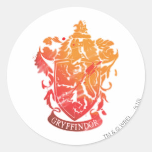 Harry Potter   Gryffindor-Wappen - geschichtet Runder Aufkleber