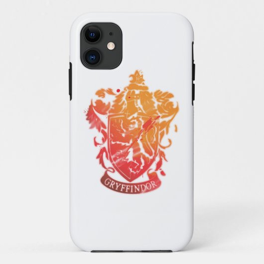 Harry Potter | Gryffindor-Wappen - gespritzt Case-Mate iPhone Hülle (Rückseite)