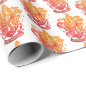 Harry Potter | Gryffindor-Wappen - gespritzt Geschenkpapier (Rolleneckpunkt)