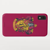 Harry Potter | Gryffindor Wappen Gold und Rot Case-Mate iPhone Hülle (Rückseite (Horizontal))