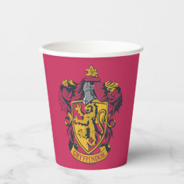 Harry Potter | Gryffindor Wappen Gold und Rot Pappbecher