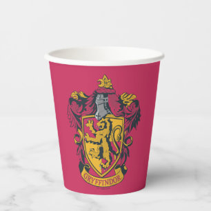 Harry Potter   Gryffindor-Wappen Gold und Rot Pappbecher