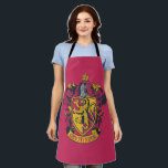 Harry Potter | Gryffindor Wappen Gold und Rot Schürze<br><div class="desc">"Du gehörst vielleicht in Gryffindor, wo der Mut im Herzen wohnt. Ihr waghalsiges, nerviges und zitterndes Set Gryffindors!" Diese klugen Worte aus dem Sortierungsring, die jedem Gryffindor entsprechen, und dieses farbenfrohe gotische Design zeigen uns, warum jeder will, im Gryffindor-Haus sortiert zu werden! Das Wappen in Rot und Gold wird Gryffindors,...</div>
