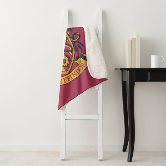 Harry Potter | Gryffindor Wappen Gold und Rot Sherpadecke (Beispiel)