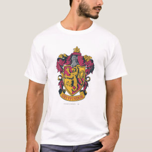 Harry Potter Gryffindor Wappen Gold und Rot T-Shirt