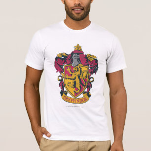 Harry Potter   Gryffindor Wappen Gold und Rot T-Shirt