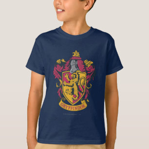Harry Potter   Gryffindor Wappen Gold und Rot T-Shirt