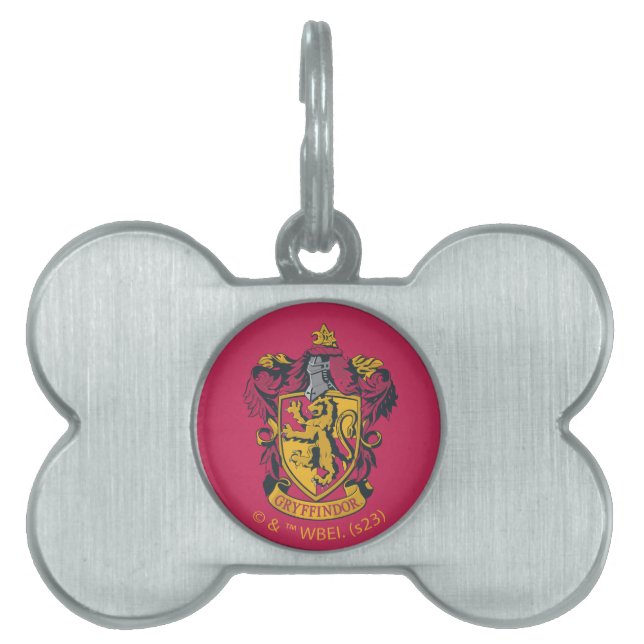 Harry Potter | Gryffindor Wappen Gold und Rot Tiermarke (Vorderseite)