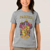 Harry Potter | Gryffindor Wappen Gold und Rot Tri-Blend Shirt (Vorderseite)