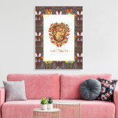 HARRY POTTER™ | GRYFFINDOR™ Wappen Leinwanddruck (Insitu (Wohnzimmer))