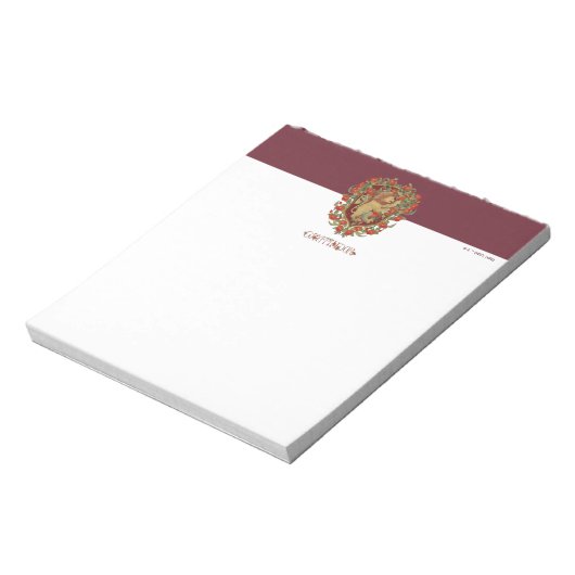 HARRY POTTER™ | GRYFFINDOR™ Wappen Notizblock (Rotiert)