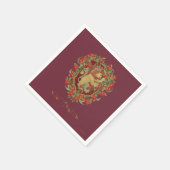HARRY POTTER™ | GRYFFINDOR™ Wappen Serviette (Ecke)