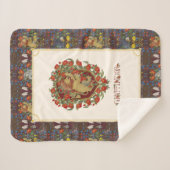 HARRY POTTER™ | GRYFFINDOR™ Wappen Sherpadecke (Vorderseite (Horizontal))