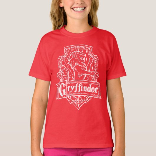 HARRY POTTER™ GRYFFINDOR™ Wappen T-Shirt (Vorderseite)