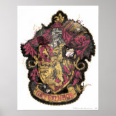 Harry Potter | Gryffindor-Wappen - zerstört Poster (Vorne)