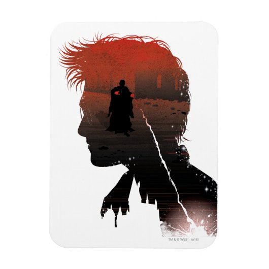 Harry Potter | Harry & Voldemort Zauberduell Magnet (Vertikal)