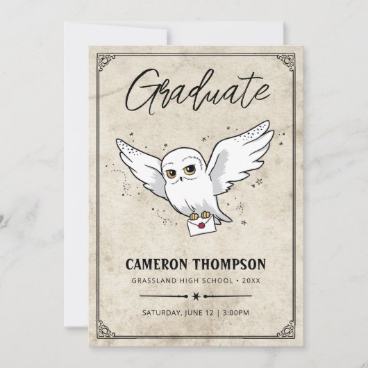 Harry Potter | Hedwig-Abschlussfeier Ankündigung (Vorderseite)