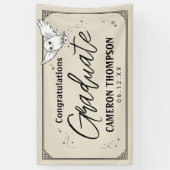 Harry Potter | Hedwig Abschlussfeier Banner (Vertikal)
