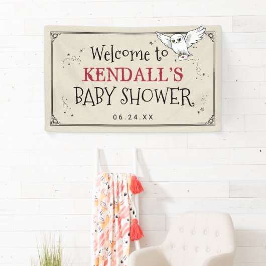 Harry Potter | Hedwig Baby Dusche Banner (Insitu)