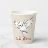 Harry Potter | Hedwig Baby Dusche Pappbecher (Vorderseite)