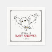 Harry Potter | Hedwig Baby Dusche Serviette (Vorderseite)