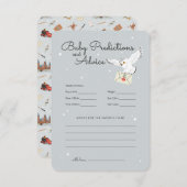 Harry Potter Hedwig - Baby Predictions & Advice Einladung (Vorne/Hinten)