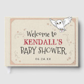 Harry Potter | Hedwig Baby Shower Gästebuch (Vorderseite)