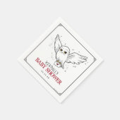Harry Potter | Hedwig-Baby-Shower Serviette (Ecke)