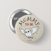 Harry Potter | Hedwig Baby Shower werdende Mommy Button (Vorne & Hinten)