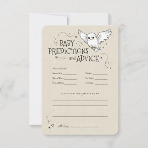 Harry Potter - Hedwig Baby-Vorhersagen & Ratschl Einladung