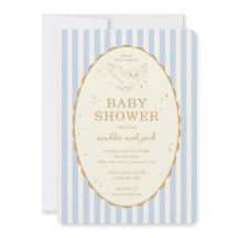 Harry Potter Hedwig Blau Gestreift Baby Shower