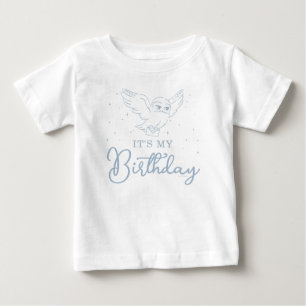 Harry Potter Hedwig Blau Magischer Geburtstag Baby T-shirt