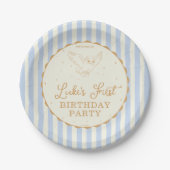 Harry Potter Hedwig Blue Magical Birthday Pappteller (Vorderseite)