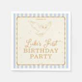 Harry Potter Hedwig Blue Magical Birthday Serviette (Vorderseite)
