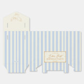 Harry Potter Hedwig Blue Stripe Baby Shower Geschenkschachtel (Ungefaltet)